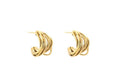 Chique oorbel goud