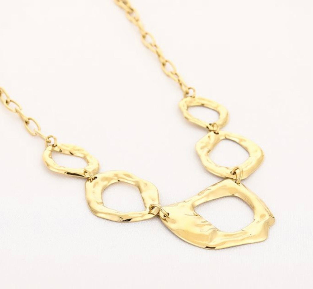 Cirkel ketting goud